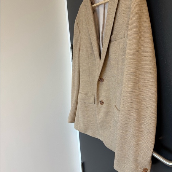 Banana Republic 44R GUC Beige Sport Coat - Picture 6 of 14